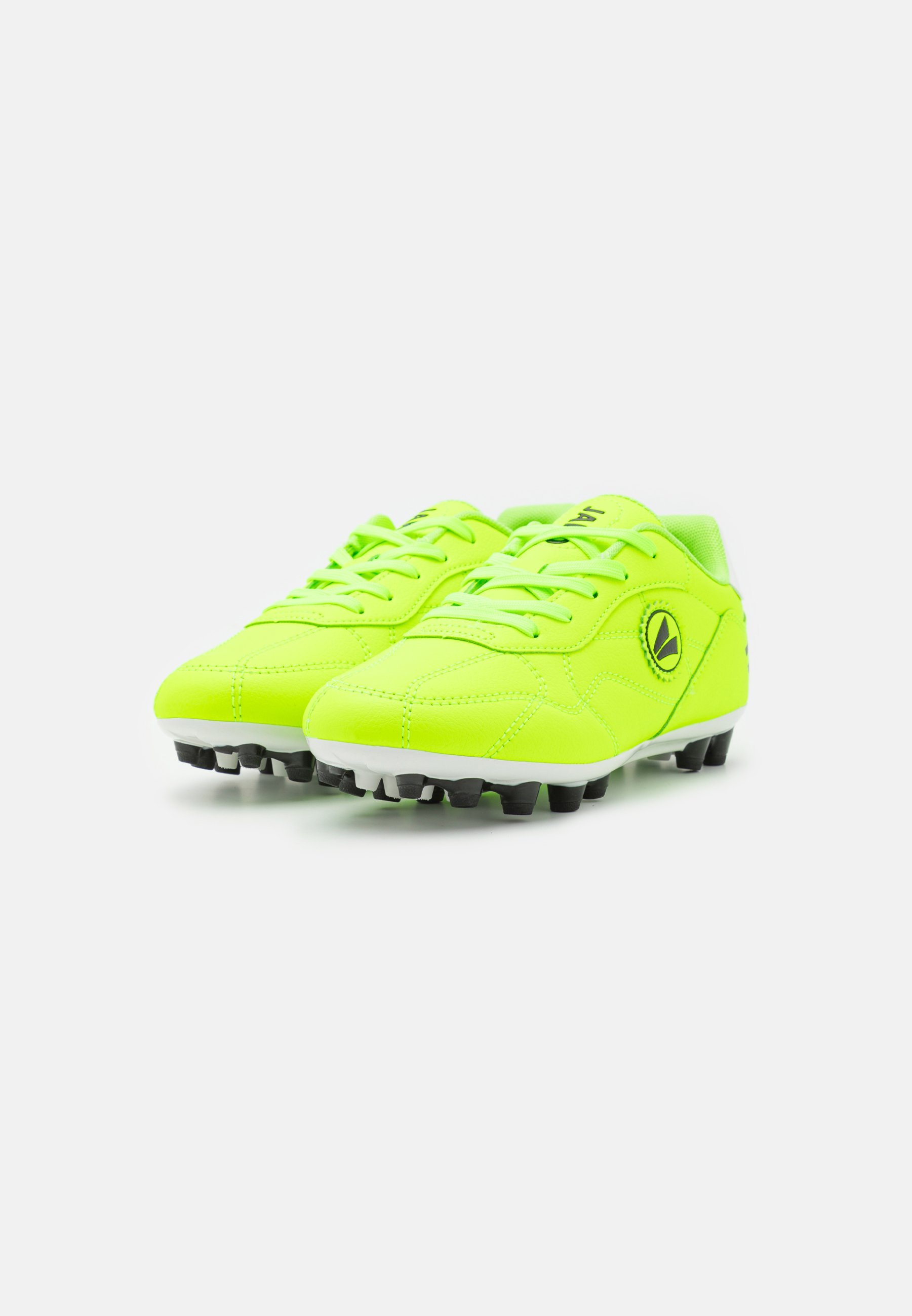 JAKO J-SFG SIGNATURE UNISEXE - Chaussures de football pour terrain ferme - jaune fluo/noir de jais