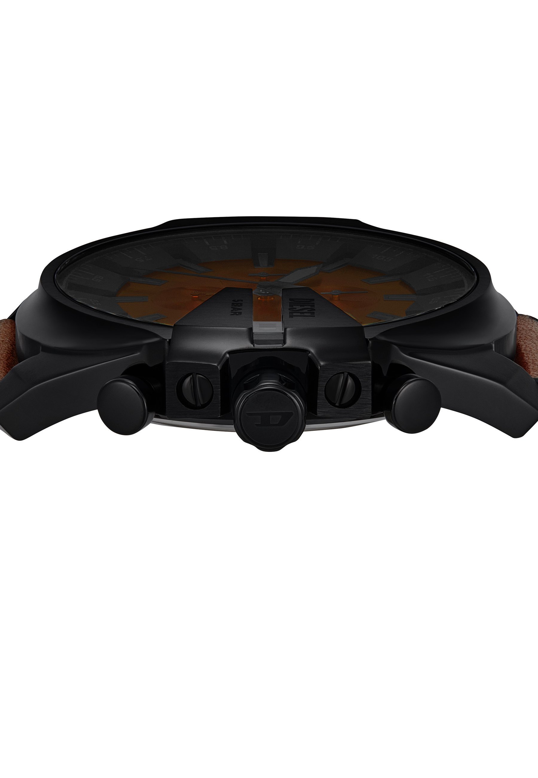 Diesel MEGA CHIEF SLIM - Chronograafhorloge - zwart