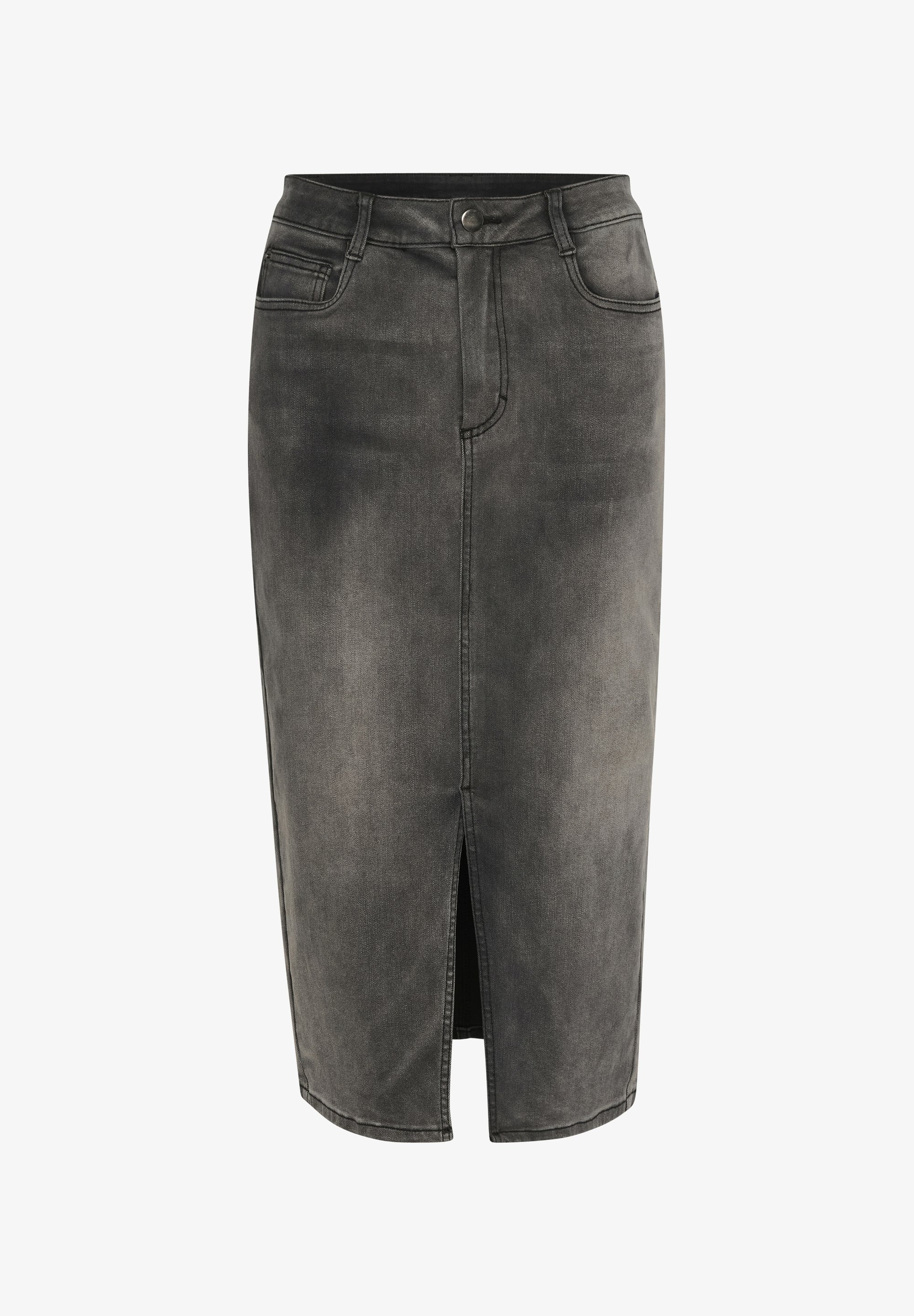 Kaffe KASINEM - Spijkerrok - middengrijs denim