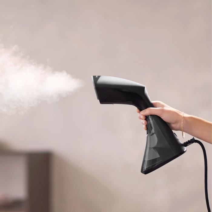 Vaporizador de ropa portátil - PHILIPS - GC800/80 - Vaporizador de la serie 8000 - Vapor continuo de 32 g/min - 1500 W - Listo en 60 segundos - Negro