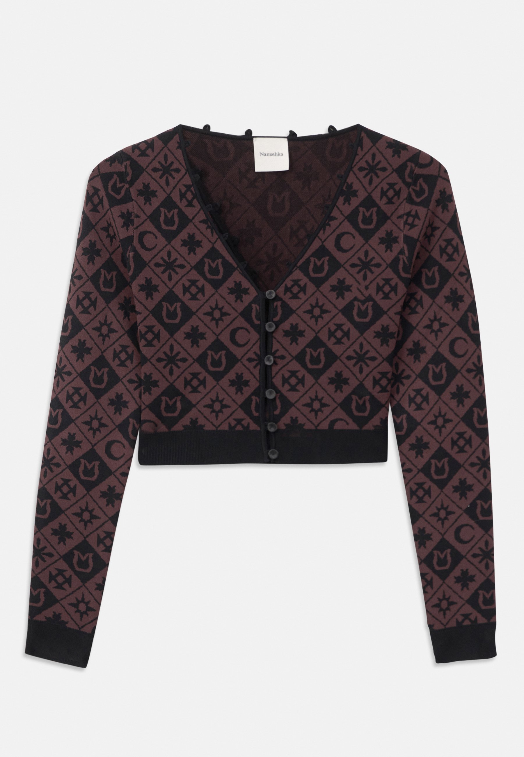 Nanushka DOVIE - Cardigan - brun