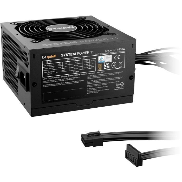 PC-Netzteil – BE QUIET! – System Power 11 – 750 W – BP012EU – Zuverlässig und leise