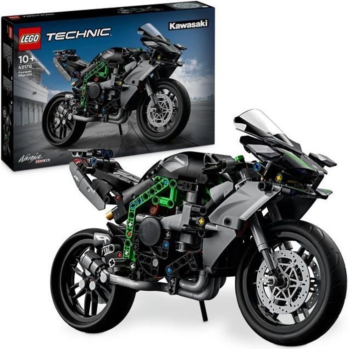 LEGO Technic 42170 Kawasaki Ninja H2R Moto, Idea regalo per bambini, Giocattolo creativo