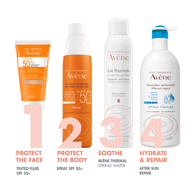 Avène Sun Care Tinted Fluid Unifying SPF50  Protetor Solar Fluido Rosto Pele Mista com Cor 50 ml 50 ml