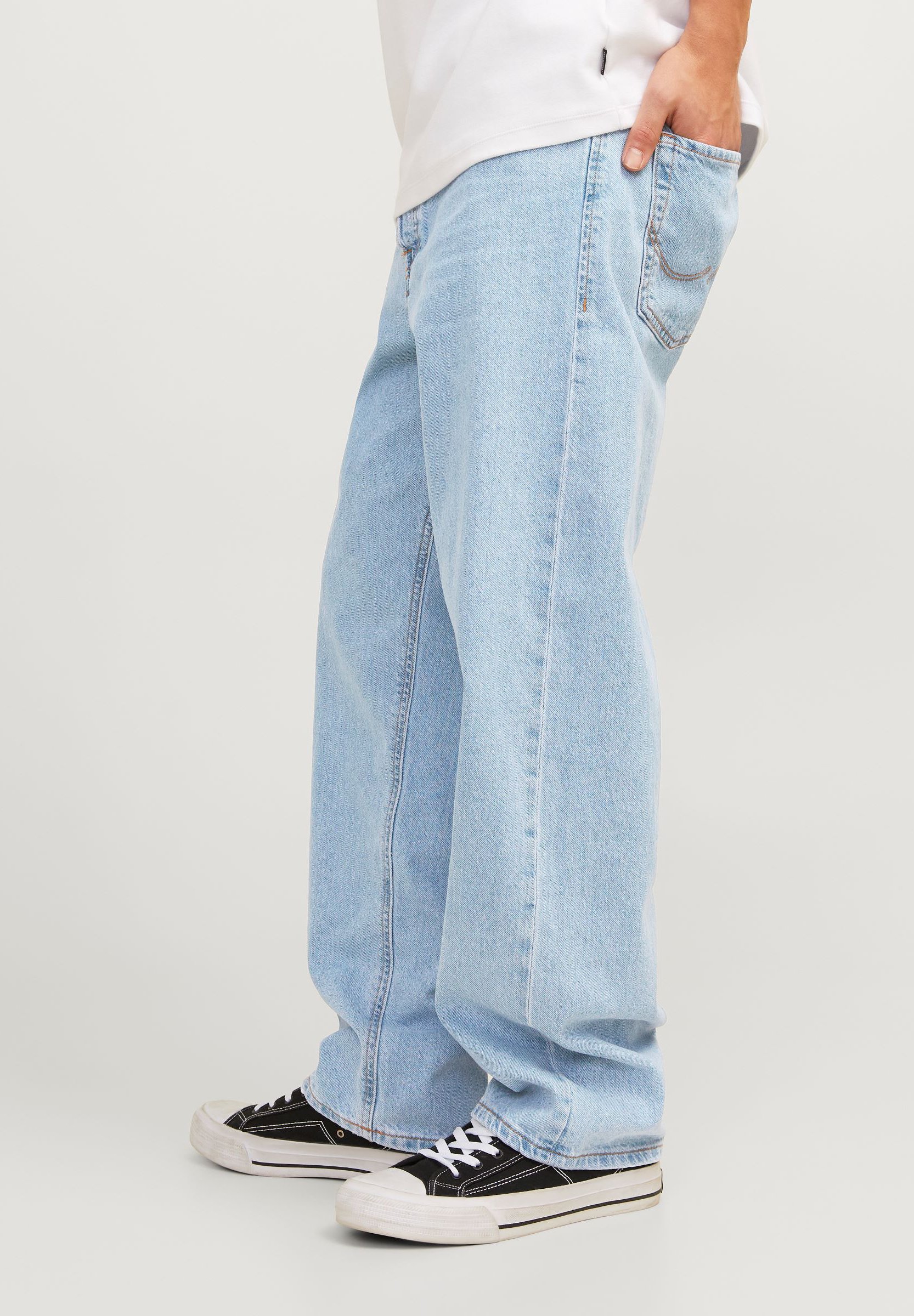 Jack & Jones Eddie - Baggy Jeans - blauer Denim