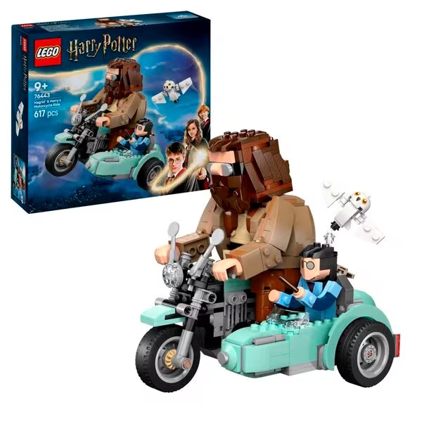 LEGO Harry Potter 76443 Hagrid a Harryho jazda na motorke