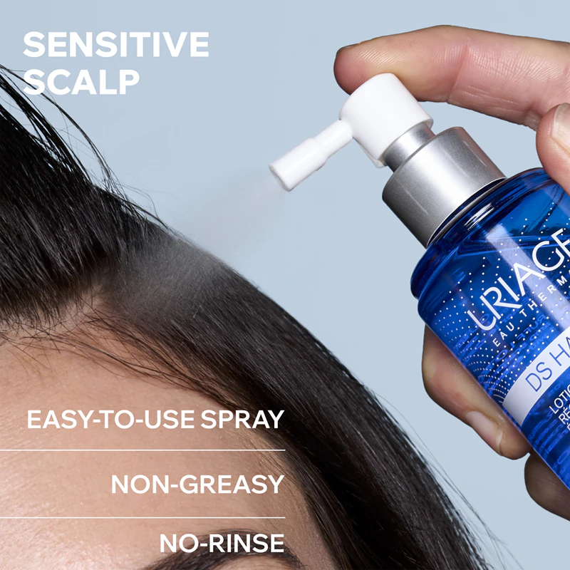 Uriage DS HAIR Regulating Anti-Dandruff Lotion upokojujúci sprej pre suchú a svrbiacu pokožku hlavy