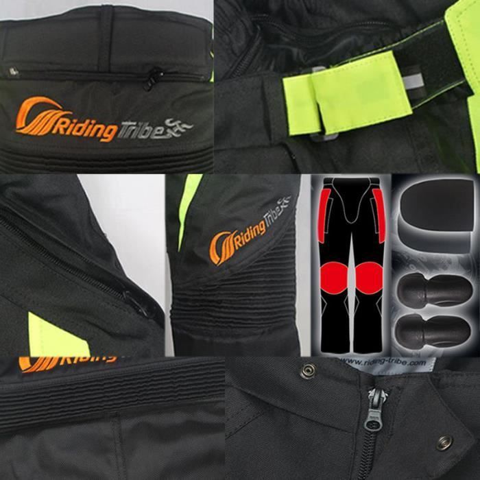 Pantalones unisex de verano para motociclista, impermeables, anticaída, para ciclismo y carreras.