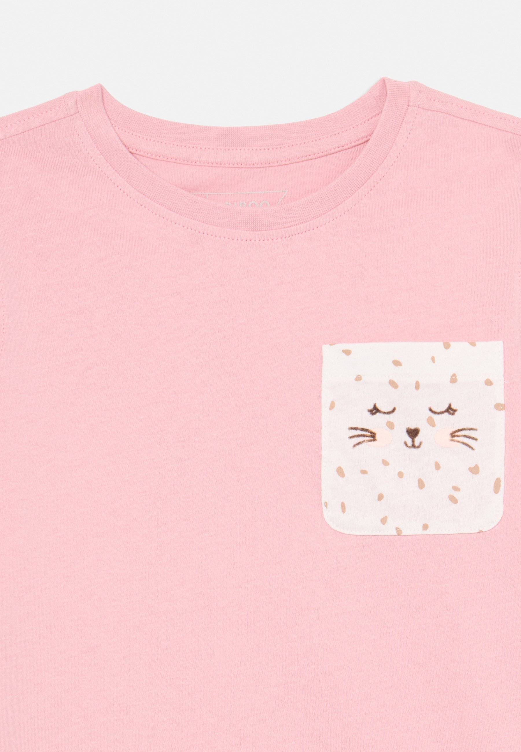 Friboo Confezione da 2 - T-shirt stampate - rosa chiaro/pietra