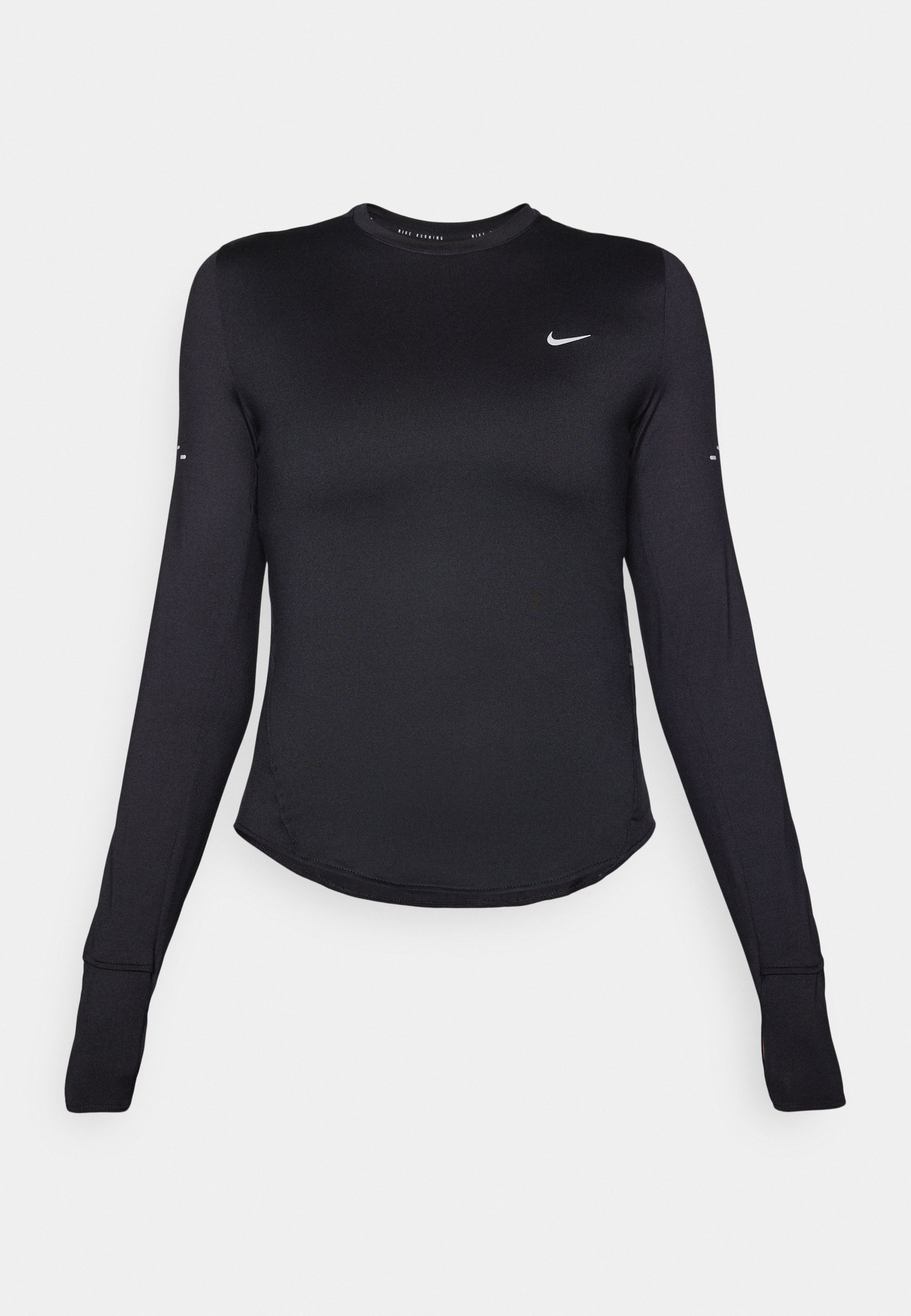 Nike Performance SWIFT - Top met lange mouwen - zwart/reflecterend zilver
