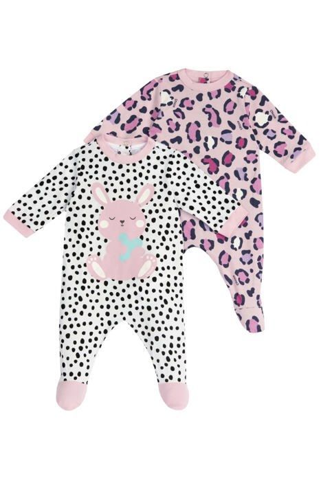 Conjunto textil Chicco: Pelele de algodón con pies, unisex para bebé
