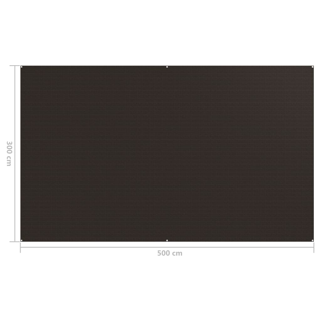  Colchonete para barraca de camping Vidaxl 300 x 500 cm