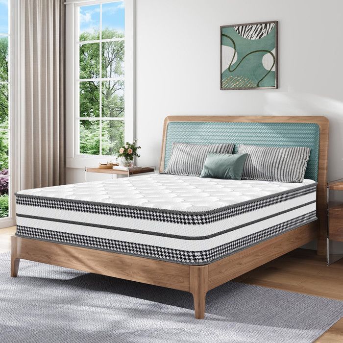 Colchón de 90x200 cm - 26 cm de grosor - Certificado Oeko-Tex® - Ultratranspirable - Espuma viscoelástica - Confort ergonómico de 9 zonas HR - Duradero