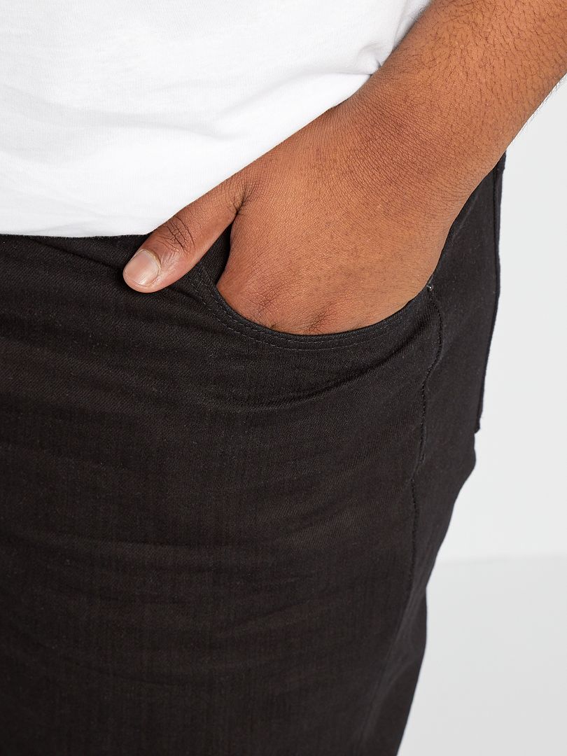 Pantalones vaqueros de algodón puro - NEGRO