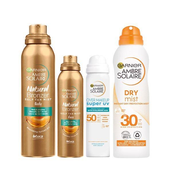 Paquete de cuidado solar y bronceador Garnier Ambre Solaire Heroes