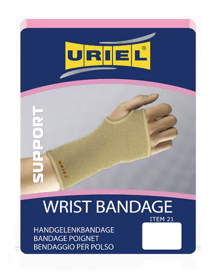 Uriel, Bandaż nadgarstkowy, Kolor cielisty, Rozmiar XL