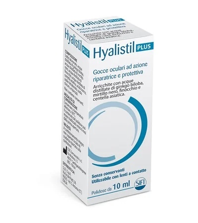 HYALISTIL Hyalistil Plus gouttes oculaires hydratantes 10 ml pour les yeux secs et fatigués