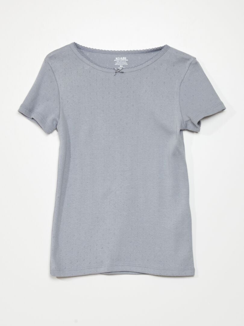 Conjunto de 3 camisetas - CINZA