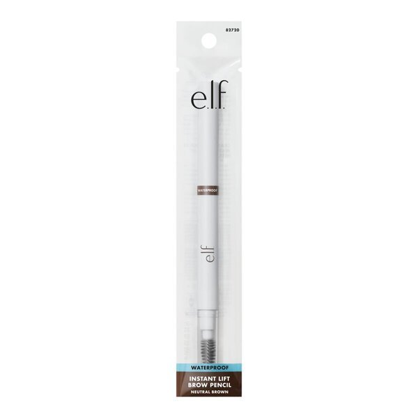 „elf“ vandeniui atsparus natūralus rudas akimirksniu pakeliantis antakių pieštukas<br>0,24 g