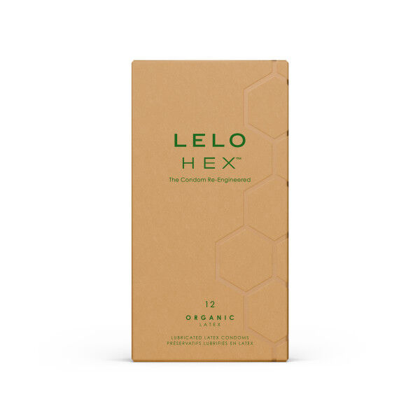 Préservatifs bio Lelo HEX, boîte de 12