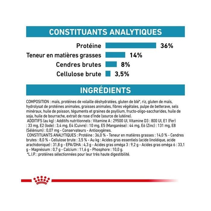 Croquettes pour chat - ROYAL CANIN - Veterinary Care Skin & Coat - 1,5 kg - Peaux sensibles - Adulte