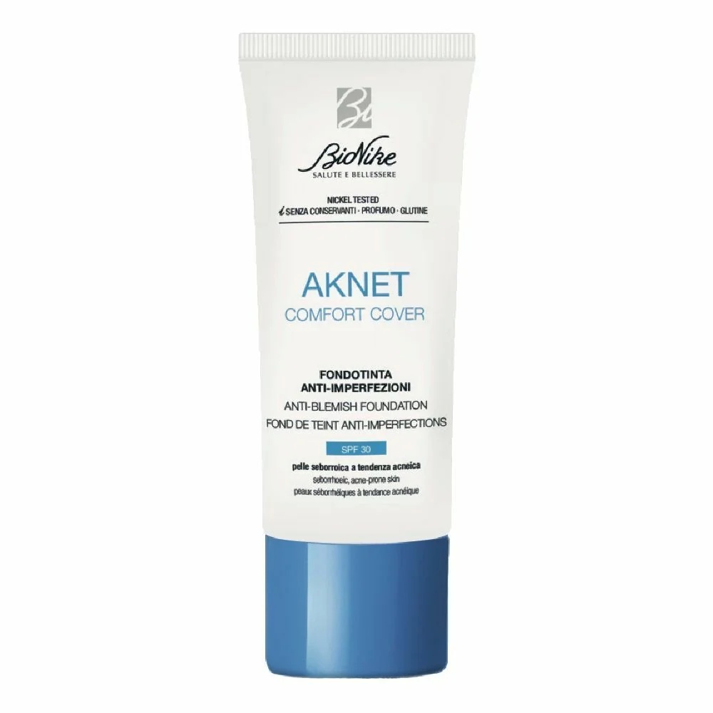 BIONIKE Bionike Aknet Comfort Cover Foundation Kleur 101 Ivoor 30 ml Seborroïsche huid met neiging tot acne