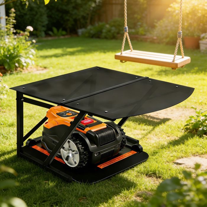 Garage de tondeuse à gazon Porte d'entrée Couverture Accessoires Fenêtre Protection solaire Gazebos Housse de protection Extérieur