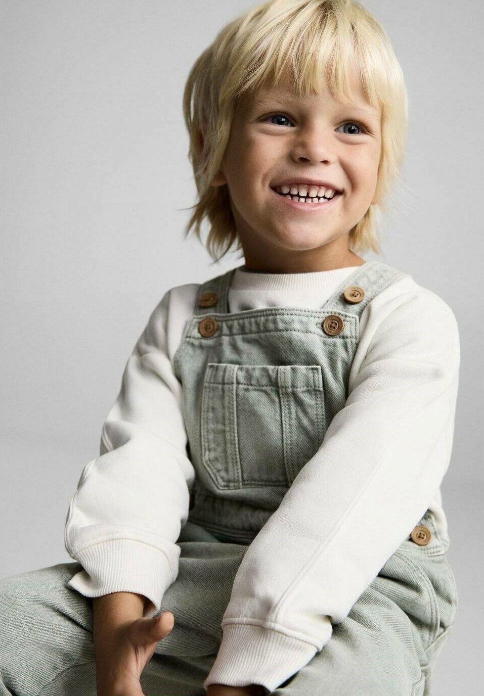 Mango Kids Jumpsuit - lichtgroen