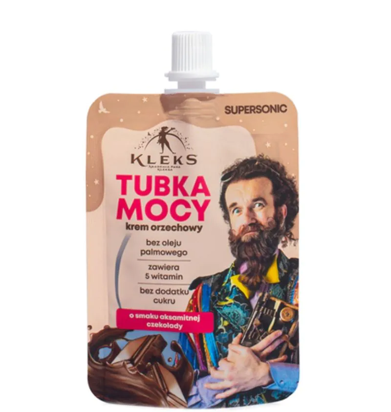 Supersonic Tubka Mocy Krem orzechowy o smaku aksamitnej czekolady 50g