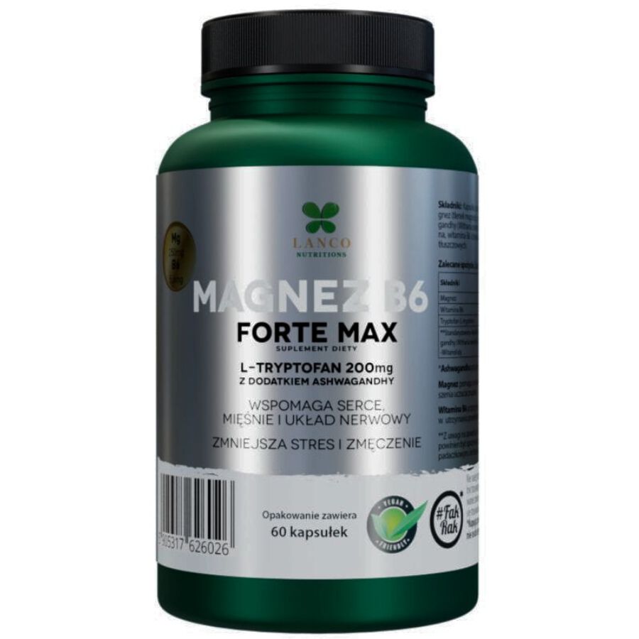 Lanco Nutritions Magnez B6 Forte Max
