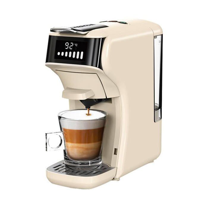 Machine à café 5-en-1 - HiBREW - H1B-white - Blanc - Compatible capsules - Expresso