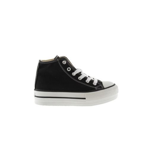 Victoria Tribu Canvas Ankle Boots with Double Platform