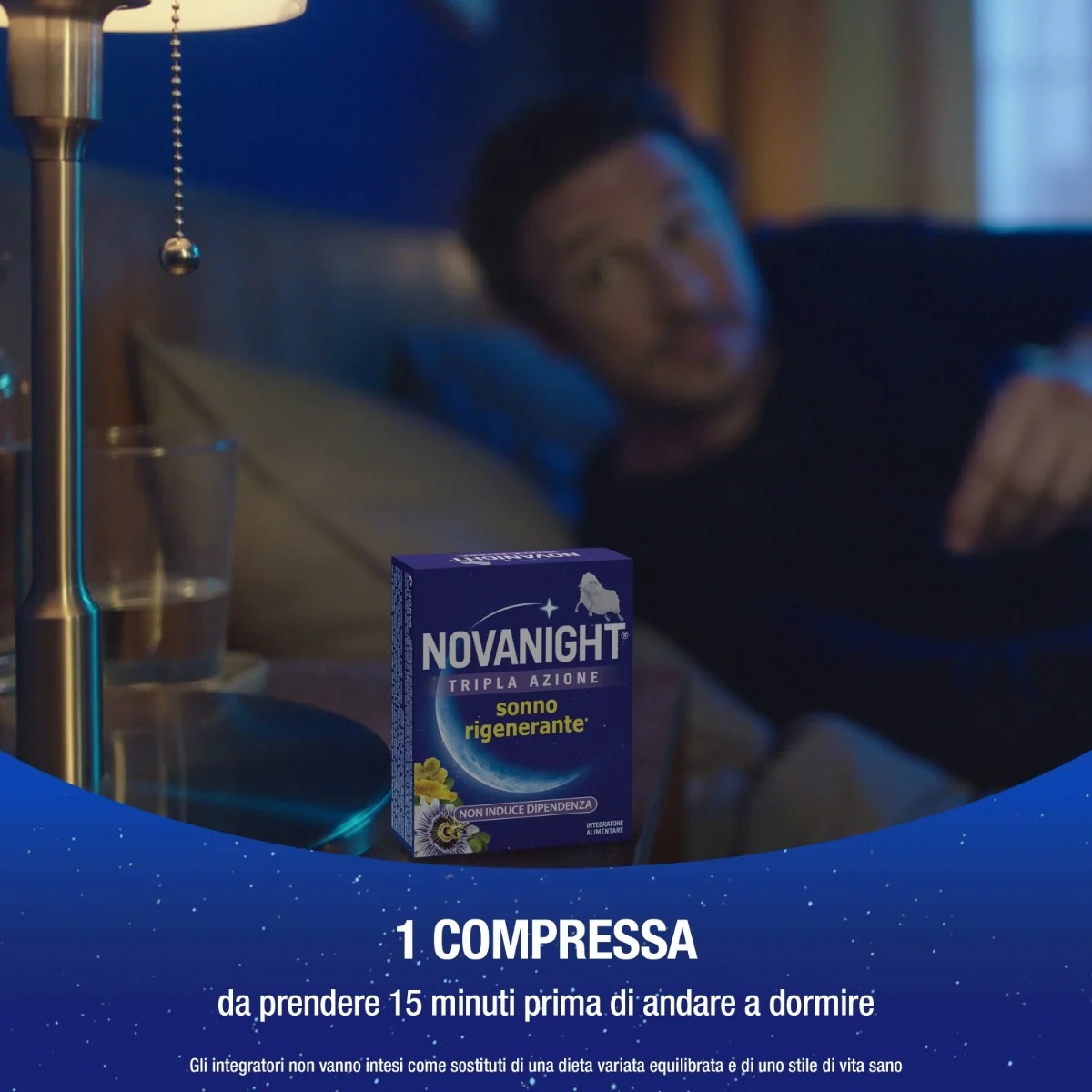 NOVENIGHT Novanight 30 comprimidos de liberação rápida Novo suplemento alimentar para dormir