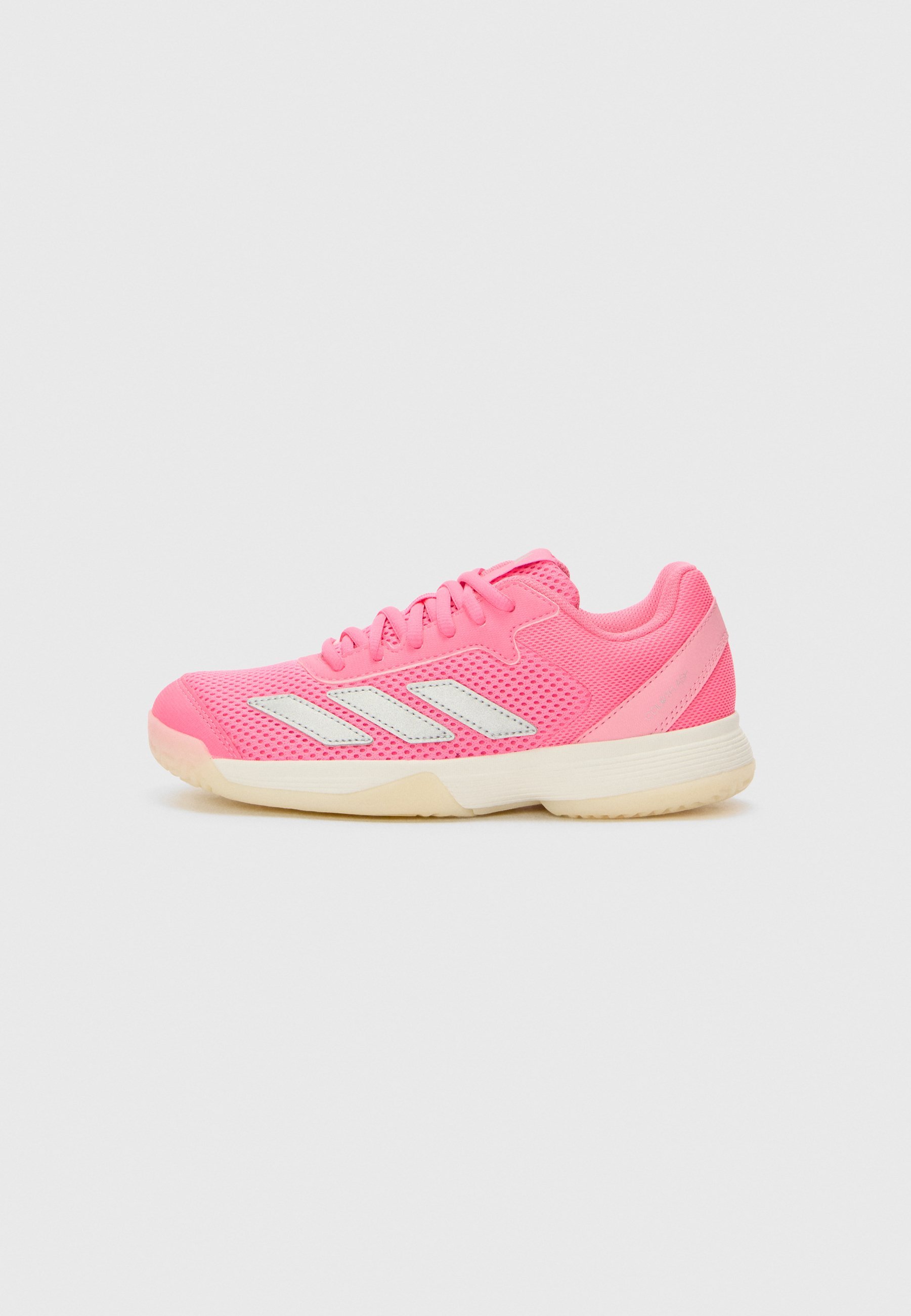 adidas Performance COURTFLASH UNISEX - Multicourt tennisschoenen - helder roze/zilverkleurig/gelukzalig roze