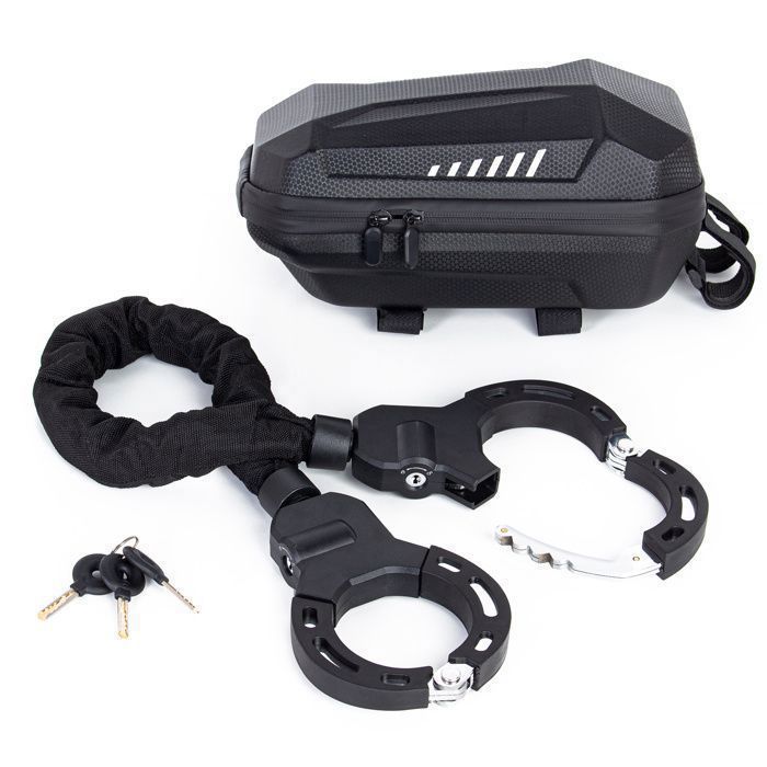 Candado para patinete eléctrico con llaves para patinete eléctrico, bicicleta eléctrica, motocicleta, incluye 3 llaves.