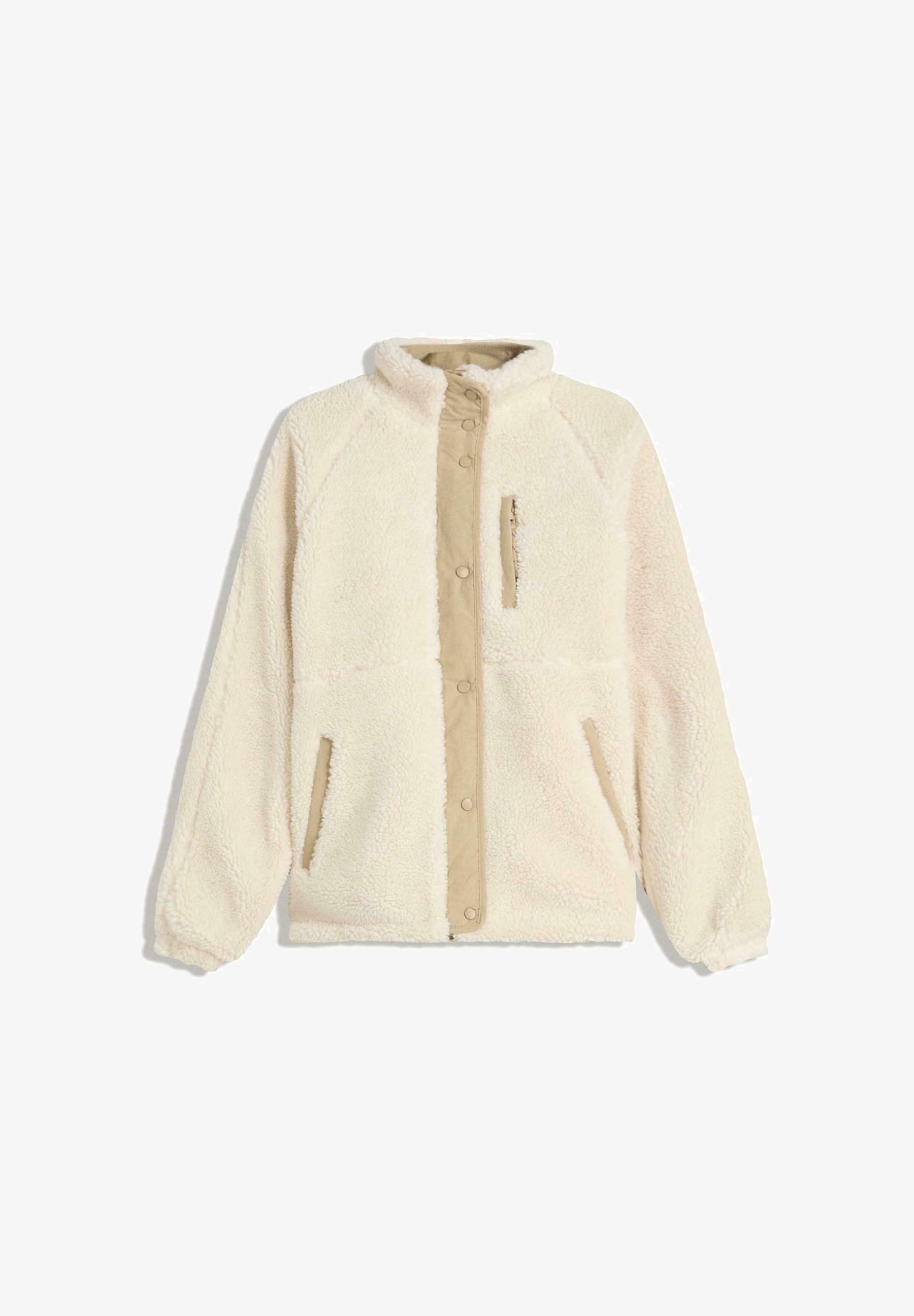 Giacca in pile Bershka - beige