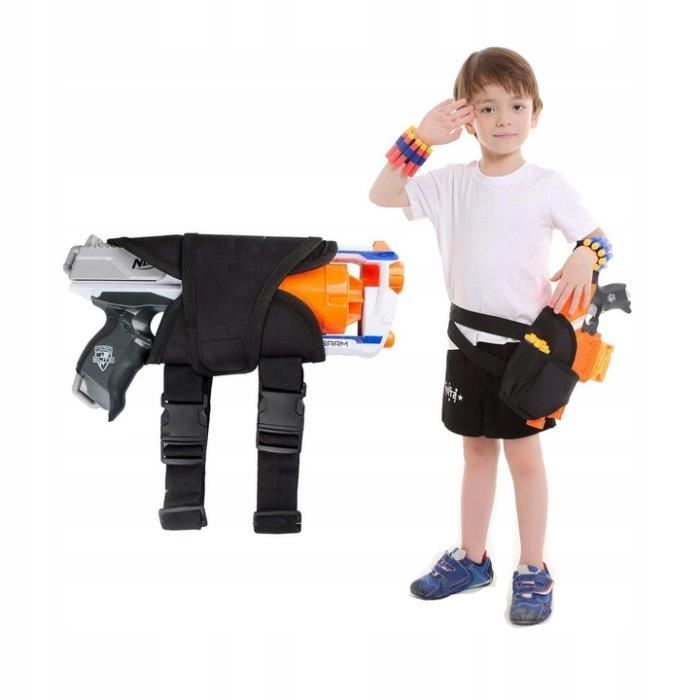 Fondina per pistola Nerf - Nerf - Universale regolabile - Con tasca per dardi - Per bambini dagli 8 anni in su
