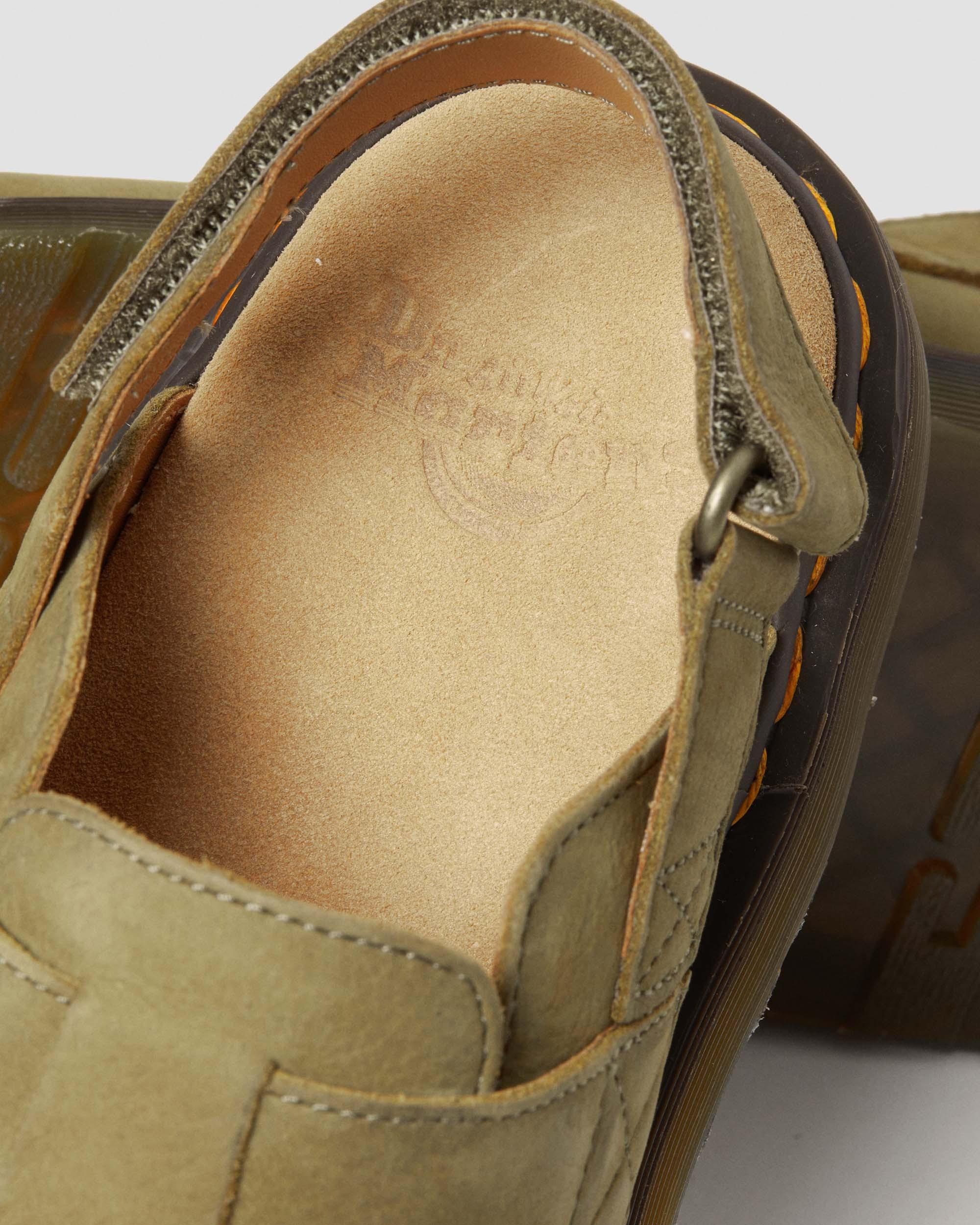 Jorge II Tumbled Nubuck Leather Slingback Mules