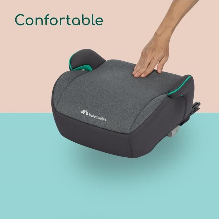 Seggiolino auto BEBECONFORT Manga i-Fix, seggiolino rialzato ISOFIX, età 6-12 anni, 22-36 kg, 125-150 cm, grafite tinta