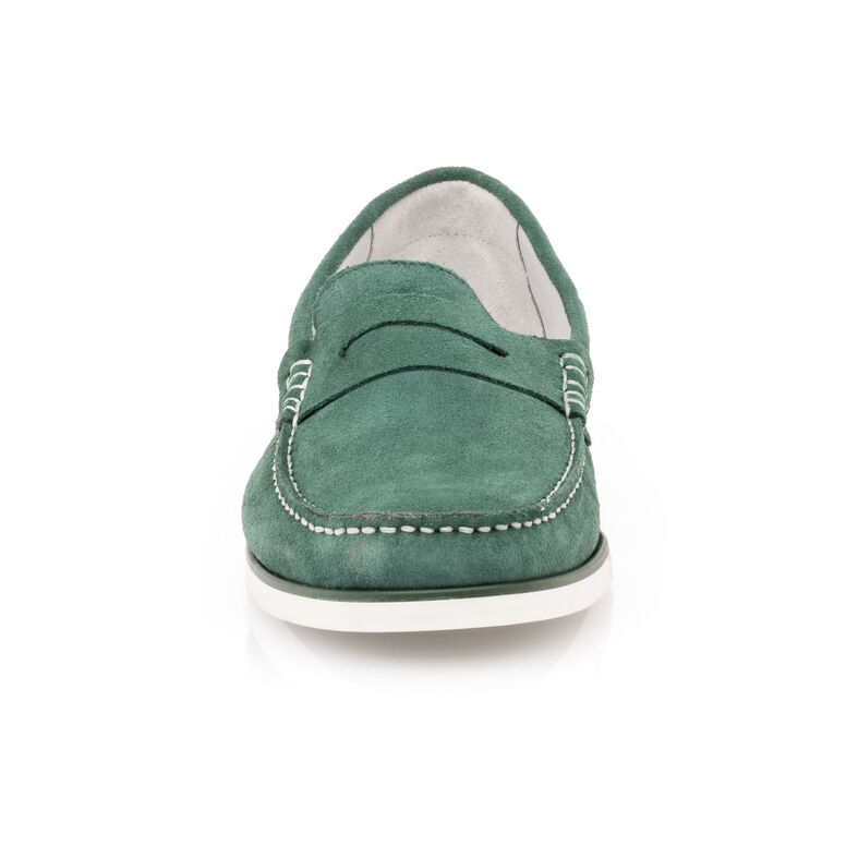 Miesten vihreät loaferit/veneilykengät
