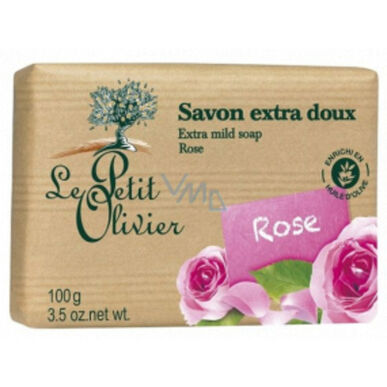 Le Petit Olivier Ekstra Mild Fast Såpe Rose 100g 100g
