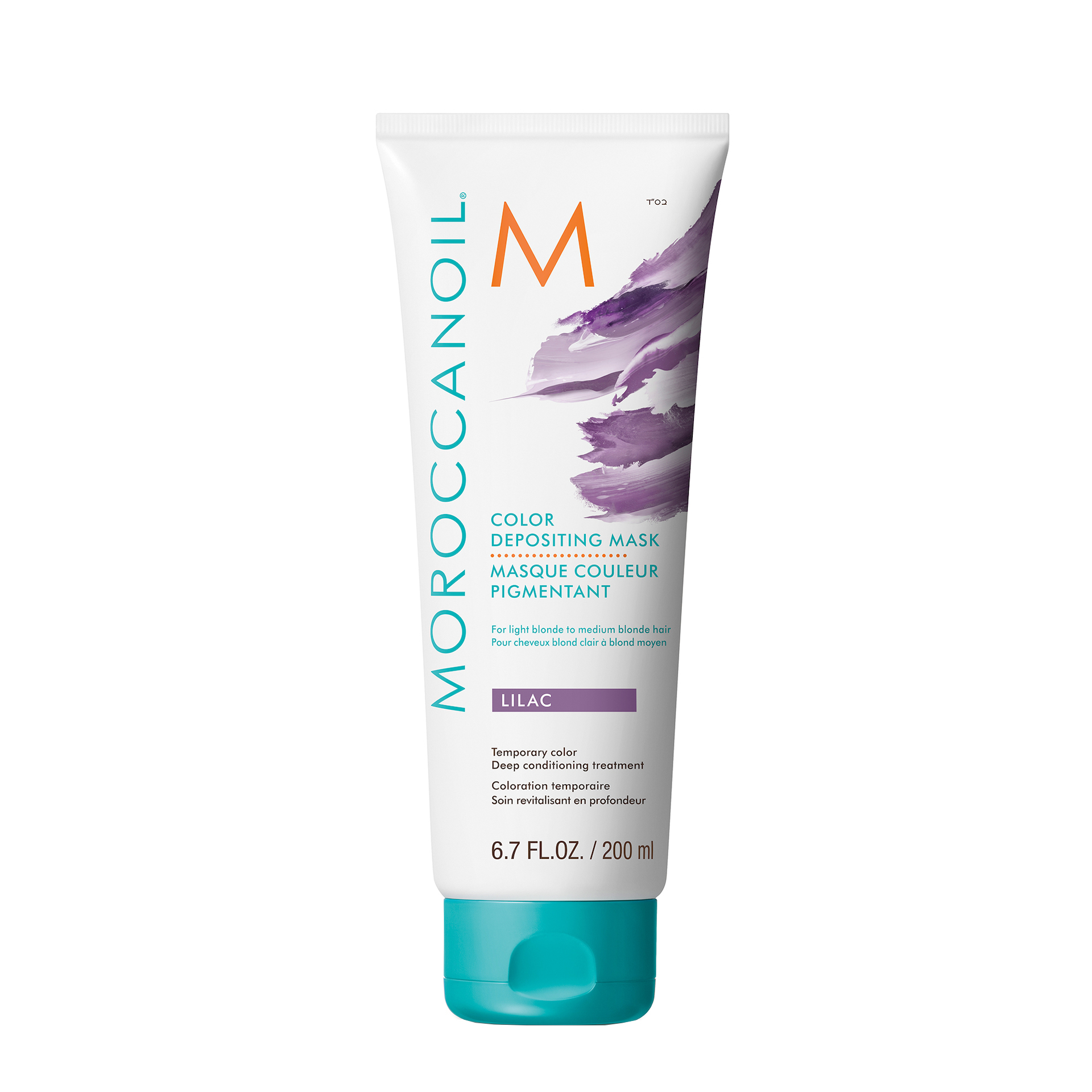 Mască depozitantă de culoare liliac 200 ml - Moroccanoil