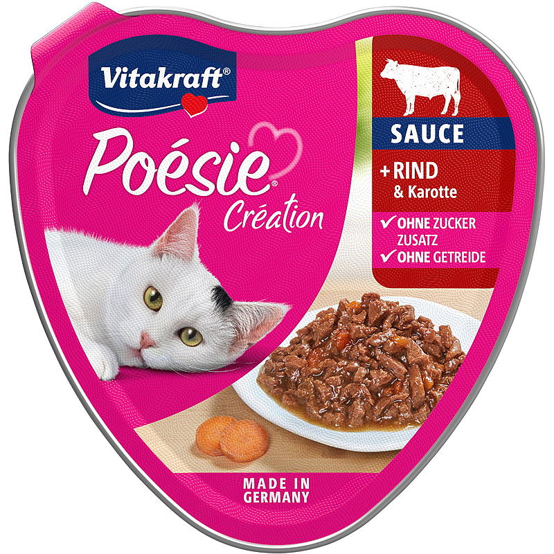 Vitakraft Kattenvoer Poésie 85 g rundvlees en wortel Vitakraft