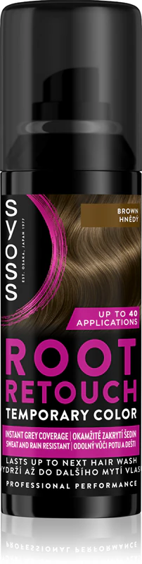 Syoss Root Retoucher, spray de coloração para raízes.