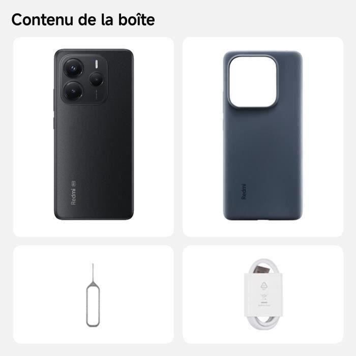 XIAOMI - Redmi Note 14 5G - 8GB + 256GB - Negro Medianoche (2025) - Reacondicionado - Muy buen estado