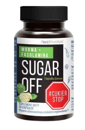 Avet Pharma Sugar Off Morwa + Fasolamina, Kapsułki