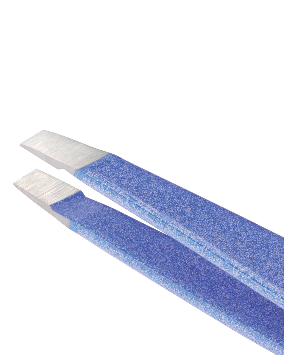 TWEEZERMAN SET MINI SLANT TWEEZER GRANITE SKY