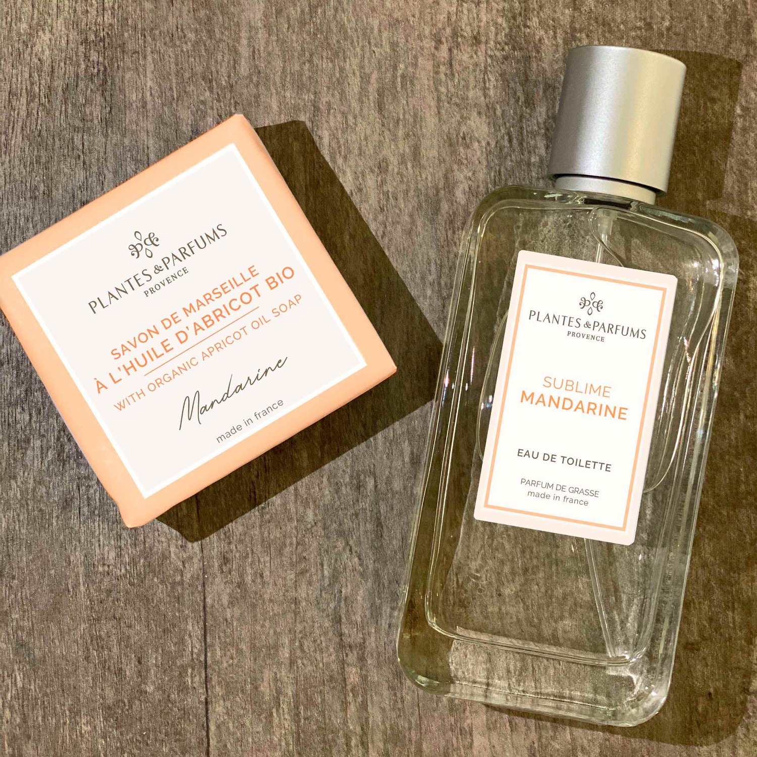 Plantes & Parfums Huile Végétale d'Abricot - Parfum Mandarine