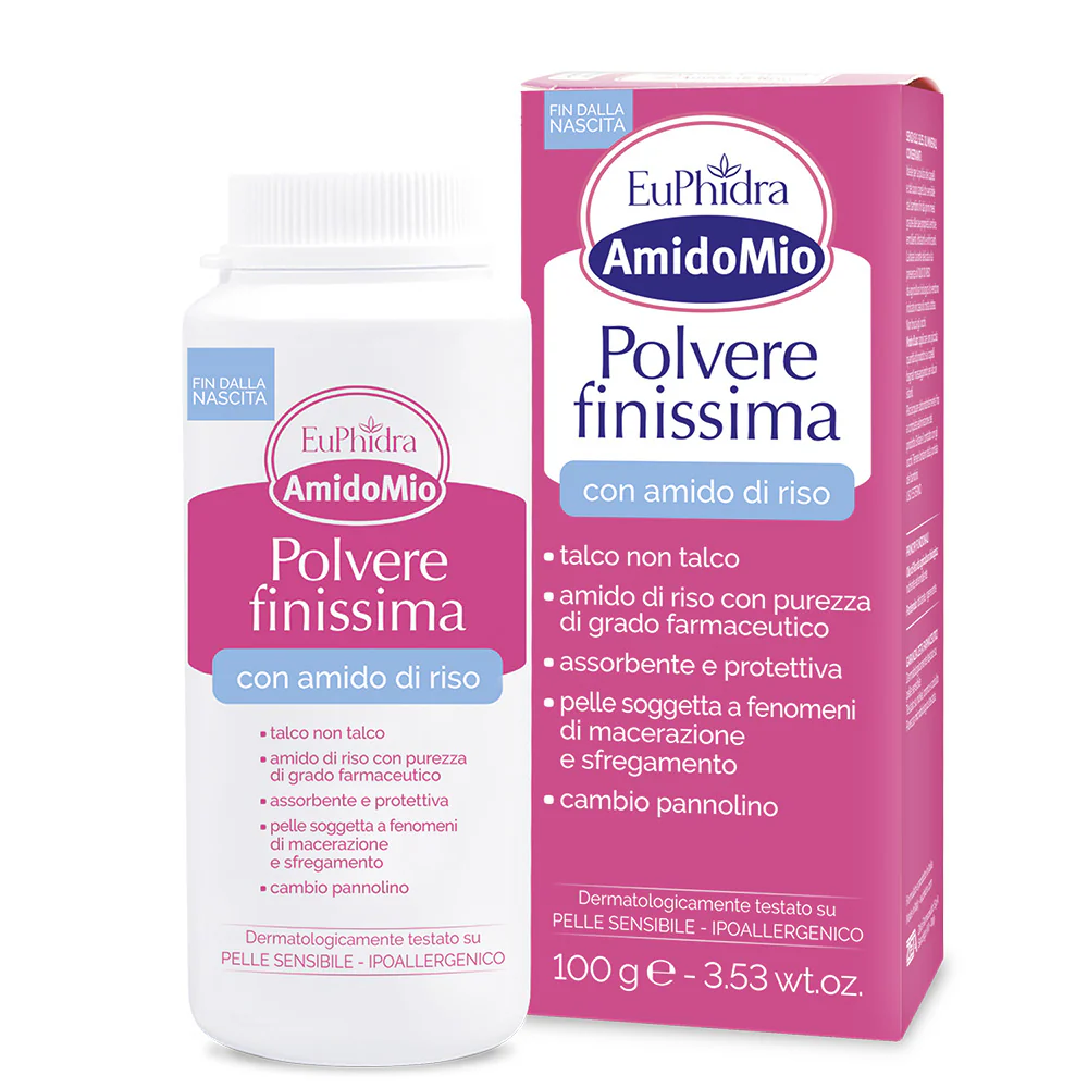 Amido Mio Polvere Finissima - Trattamento Bebè, Prodotti per Bambini