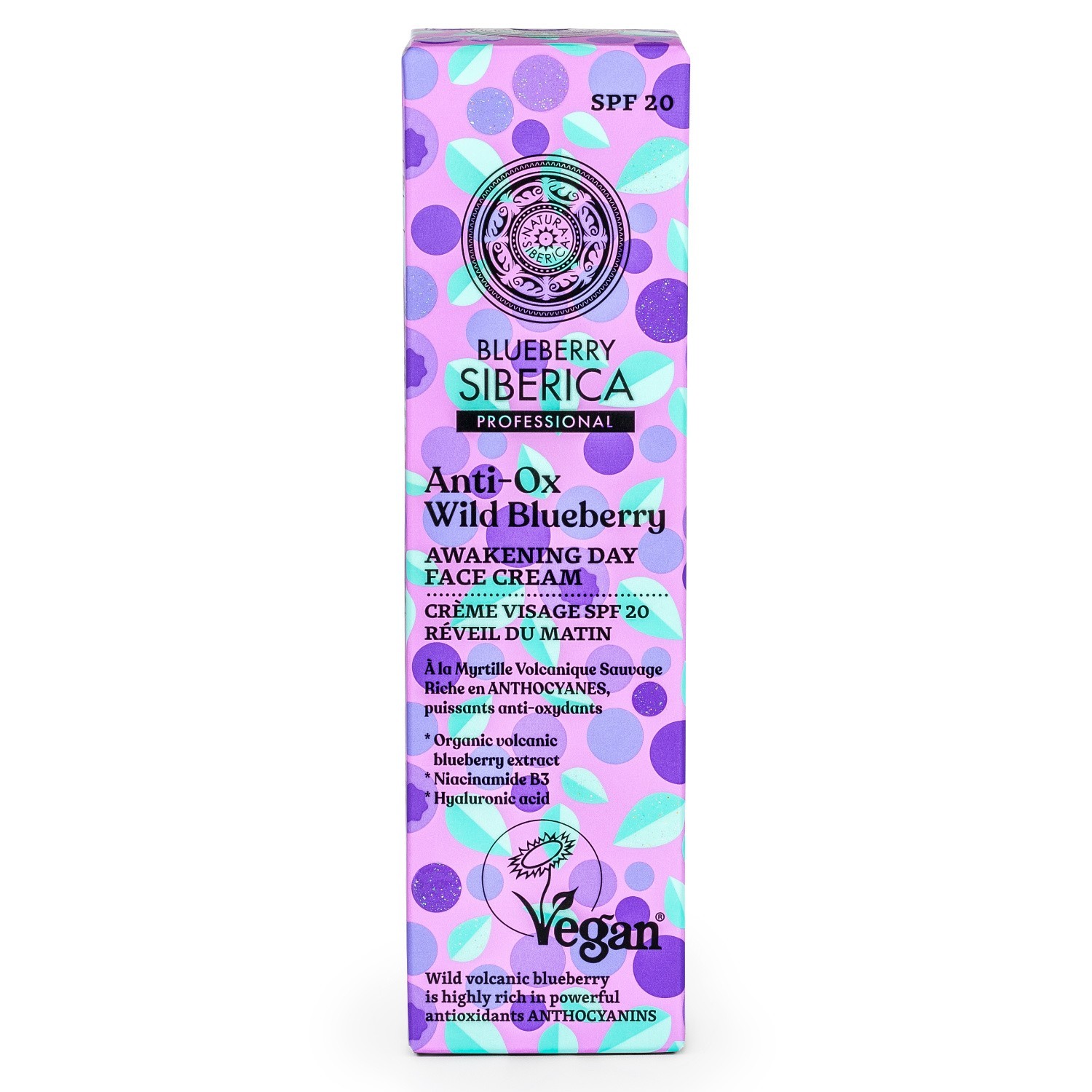 Natura Siberica Blueberry Siberica Crème Visage Réveil du Matin SPF20